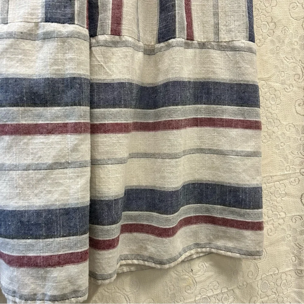 PinkBlush Cotton Striped Halter Neck Maternity Dress size large - Picture 6 of 15